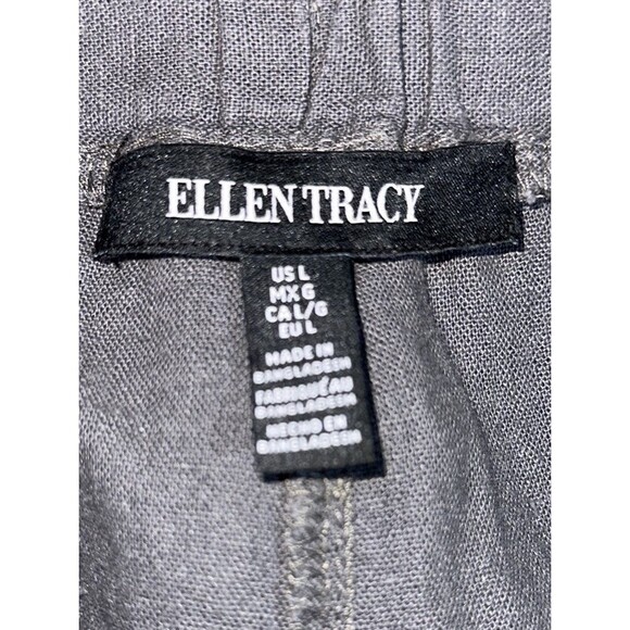Ellen Tracy Linen Blend Pants Size L - Picture 3 of 4